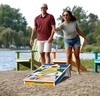 image:imageYouTheFan NFL 2 x 4 Professional Wood Cornhole Game with Logo BagsTeam Colors