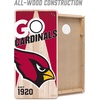 image:imageYouTheFan NFL 2 x 4 Professional Wood Cornhole Game with Logo BagsTeam Colors