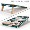 image:imageYouTheFan NFL 2 x 4 Professional Wood Cornhole Game with Logo BagsTeam Colors