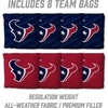 image:imageYouTheFan NFL 2 x 4 Professional Wood Cornhole Game with Logo BagsTeam Colors