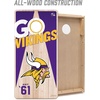 image:imageYouTheFan NFL 2 x 4 Professional Wood Cornhole Game with Logo BagsTeam Colors