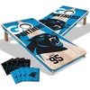 image:imageYouTheFan NFL 2 x 4 Professional Wood Cornhole Game with Logo BagsTeam Colors