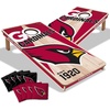 image:imageYouTheFan NFL 2 x 4 Professional Wood Cornhole Game with Logo BagsTeam Colors