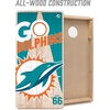 image:imageYouTheFan NFL 2 x 4 Professional Wood Cornhole Game with Logo BagsTeam Colors