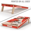 image:imageYouTheFan NFL 2 x 4 Professional Wood Cornhole Game with Logo BagsTeam Colors