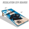 image:imageYouTheFan NFL 2 x 4 Professional Wood Cornhole Game with Logo BagsTeam Colors