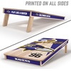 image:imageYouTheFan NFL 2 x 4 Professional Wood Cornhole Game with Logo BagsTeam Colors