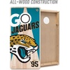 image:imageYouTheFan NFL 2 x 4 Professional Wood Cornhole Game with Logo BagsTeam Colors