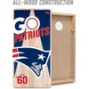 image:imageYouTheFan NFL 2 x 4 Professional Wood Cornhole Game with Logo BagsTeam Colors