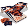 image:imageYouTheFan NFL 2 x 4 Professional Wood Cornhole Game with Logo BagsTeam Colors