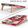image:imageYouTheFan NFL 2 x 4 Professional Wood Cornhole Game with Logo BagsTeam Colors
