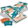 image:imageYouTheFan NFL 2 x 4 Professional Wood Cornhole Game with Logo BagsTeam Colors