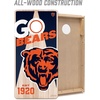 image:imageYouTheFan NFL 2 x 4 Professional Wood Cornhole Game with Logo BagsTeam Colors