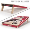 image:imageYouTheFan NFL 2 x 4 Professional Wood Cornhole Game with Logo BagsTeam Colors