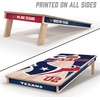 image:imageYouTheFan NFL 2 x 4 Professional Wood Cornhole Game with Logo BagsTeam Colors