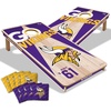 image:imageYouTheFan NFL 2 x 4 Professional Wood Cornhole Game with Logo BagsTeam Colors