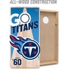 image:imageYouTheFan NFL 2 x 4 Professional Wood Cornhole Game with Logo BagsTeam Colors