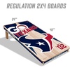 image:imageYouTheFan NFL 2 x 4 Professional Wood Cornhole Game with Logo BagsTeam Colors