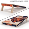 image:imageYouTheFan NFL 2 x 4 Professional Wood Cornhole Game with Logo BagsTeam Colors