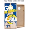 image:imageYouTheFan NFL 2 x 4 Professional Wood Cornhole Game with Logo BagsTeam Colors