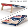 image:imageYouTheFan NFL 2 x 4 Professional Wood Cornhole Game with Logo BagsTeam Colors