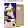 image:imageYouTheFan NFL 2 x 4 Professional Wood Cornhole Game with Logo BagsTeam Colors