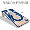 image:imageYouTheFan NFL 2 x 4 Professional Wood Cornhole Game with Logo BagsTeam Colors