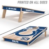 image:imageYouTheFan NFL 2 x 4 Professional Wood Cornhole Game with Logo BagsTeam Colors