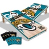 image:imageYouTheFan NFL 2 x 4 Professional Wood Cornhole Game with Logo BagsTeam Colors