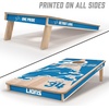 image:imageYouTheFan NFL 2 x 4 Professional Wood Cornhole Game with Logo BagsTeam Colors