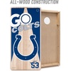 image:imageYouTheFan NFL 2 x 4 Professional Wood Cornhole Game with Logo BagsTeam Colors