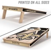 image:imageYouTheFan NFL 2 x 4 Professional Wood Cornhole Game with Logo BagsTeam Colors
