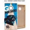 image:imageYouTheFan NFL 2 x 4 Professional Wood Cornhole Game with Logo BagsTeam Colors