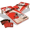 image:imageYouTheFan NFL 2 x 4 Professional Wood Cornhole Game with Logo BagsTeam Colors