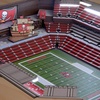 image:imageYouTheFan NFL 25Layer StadiumViews Lighted End TableTampa Bay Buccaneers
