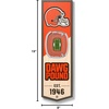 image:imageYouTheFan NFL 3D Stadium Banner  6x19Cleveland Browns