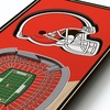 image:imageYouTheFan NFL 3D Stadium Banner  6x19Cleveland Browns