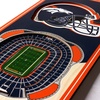 image:imageYouTheFan NFL 3D Stadium Banner  6x19Denver Broncos