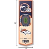 image:imageYouTheFan NFL 3D Stadium Banner  6x19Denver Broncos