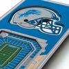 image:imageYouTheFan NFL 3D Stadium Banner  6x19Detroit Lions