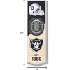 image:imageYouTheFan NFL 3D Stadium Banner  6x19Las Vegas Raiders