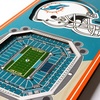 image:imageYouTheFan NFL 3D Stadium Banner  6x19Miami Dolphins