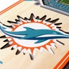 image:imageYouTheFan NFL 3D Stadium Banner  6x19Miami Dolphins