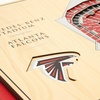 image:imageYouTheFan NFL 5Layer StadiumView Wall ArtAtlanta Falcons