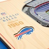 image:imageYouTheFan NFL 5Layer StadiumView Wall ArtBuffalo Bills