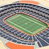 image:imageYouTheFan NFL 5Layer StadiumView Wall ArtDenver Broncos