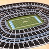 image:imageYouTheFan NFL 5Layer StadiumView Wall ArtLos Angeles Chargers