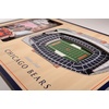 image:imageYouTheFan NFL Arizona Cardinals 3D StadiumViews Picture FrameChicago Bears