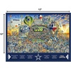 image:imageYouTheFan NFL Joe Journeyman 18 x 24 500Piece Team PuzzleDallas Cowboys
