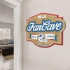 image:imageYouTheFan NFL Officiallylicensed FanCave 3D wall art  readytohang 3D multilayered construction  floating wall mount design  Perfect fan giftOne Size